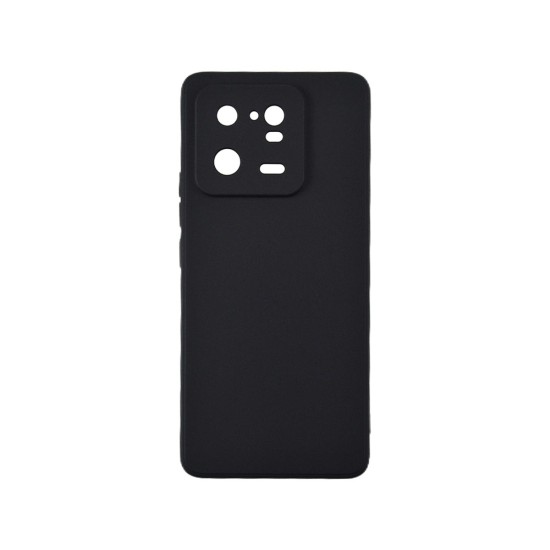Funda de Silicona con Marco de Cámara para Xiaomi 13 Pro Negra Funda de Silicona con Marco de Cámara para Xiaomi 13 Pro Negra